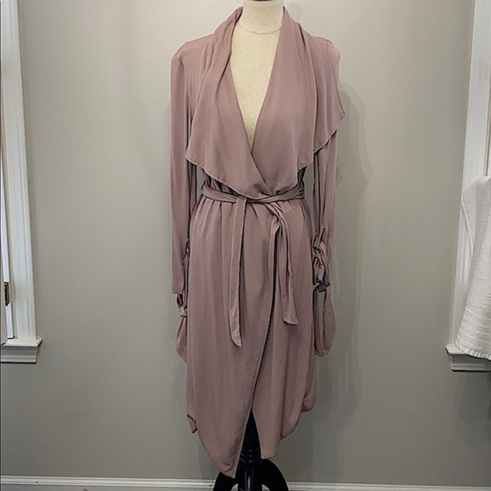 Thread + Supply Dusty Rose Trench Coat